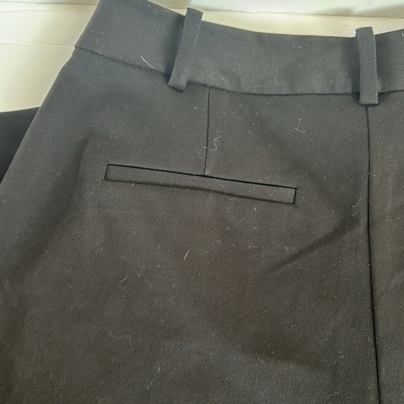 Favorite Daughter black pleated trouser pant side pocket back pocket clasp close - Picture 8 of 16